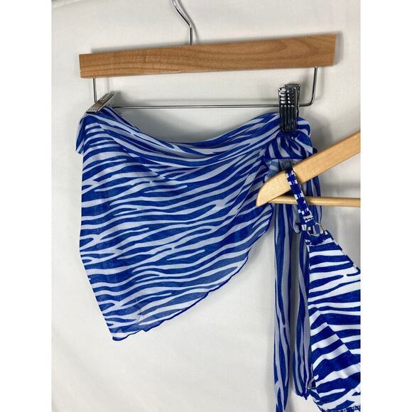 Shein Zebra Print 3 Piece Swimsuit Size Small - Picture 5 of 5
